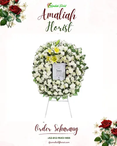 Krans Bunga Duka Cita di Cinerang
