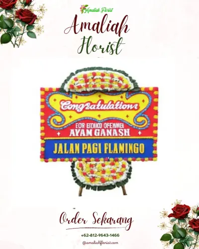 Bunga Papan Congratulation di Cinerang